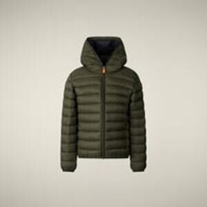 Save The Duck Boys MOD Puffer Dony In Land Green Outerwear Jacket Size 8 NWOT